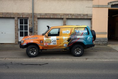 Voiture pour le rallye des Gazelles